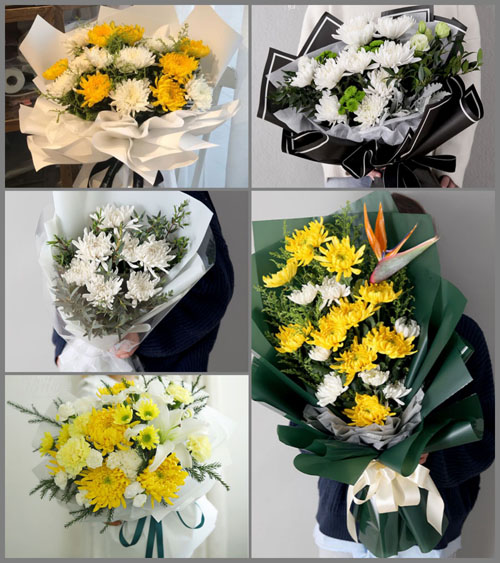 山西临汾吉县白事花束代送